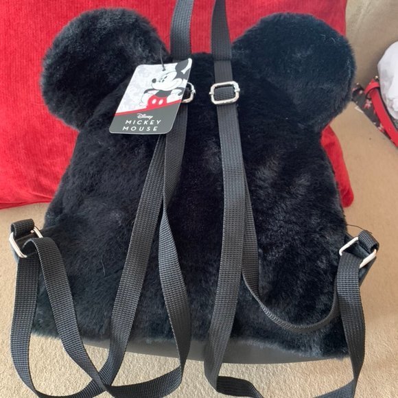 Disney Mickey Mouse Plush Backpack--New with Tags - Picture 6 of 11